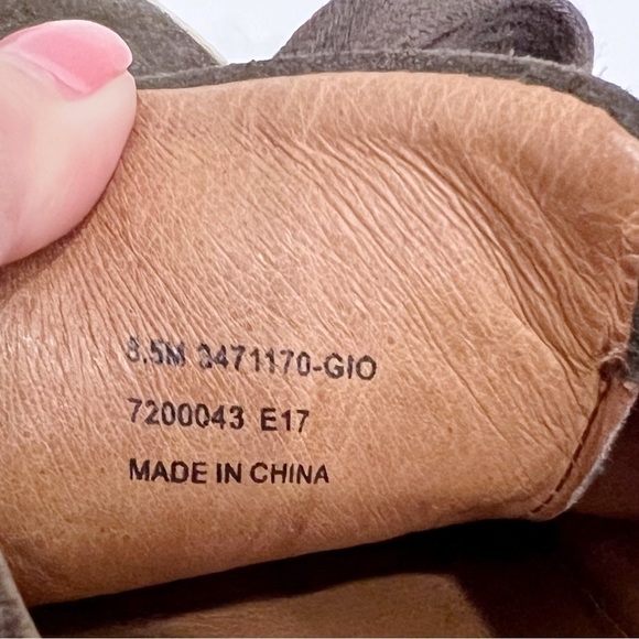 Frye Ivy Low Lace Sneakers Leather Suede Size 8.5 - Picture 13 of 13